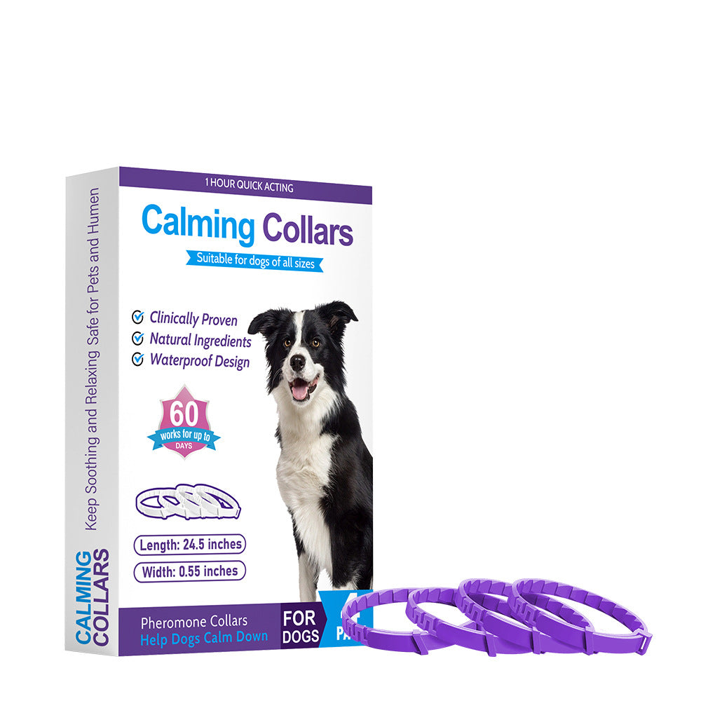 Pheromone Pet Comfort Collar for Cats and Dogs (4 Pack)