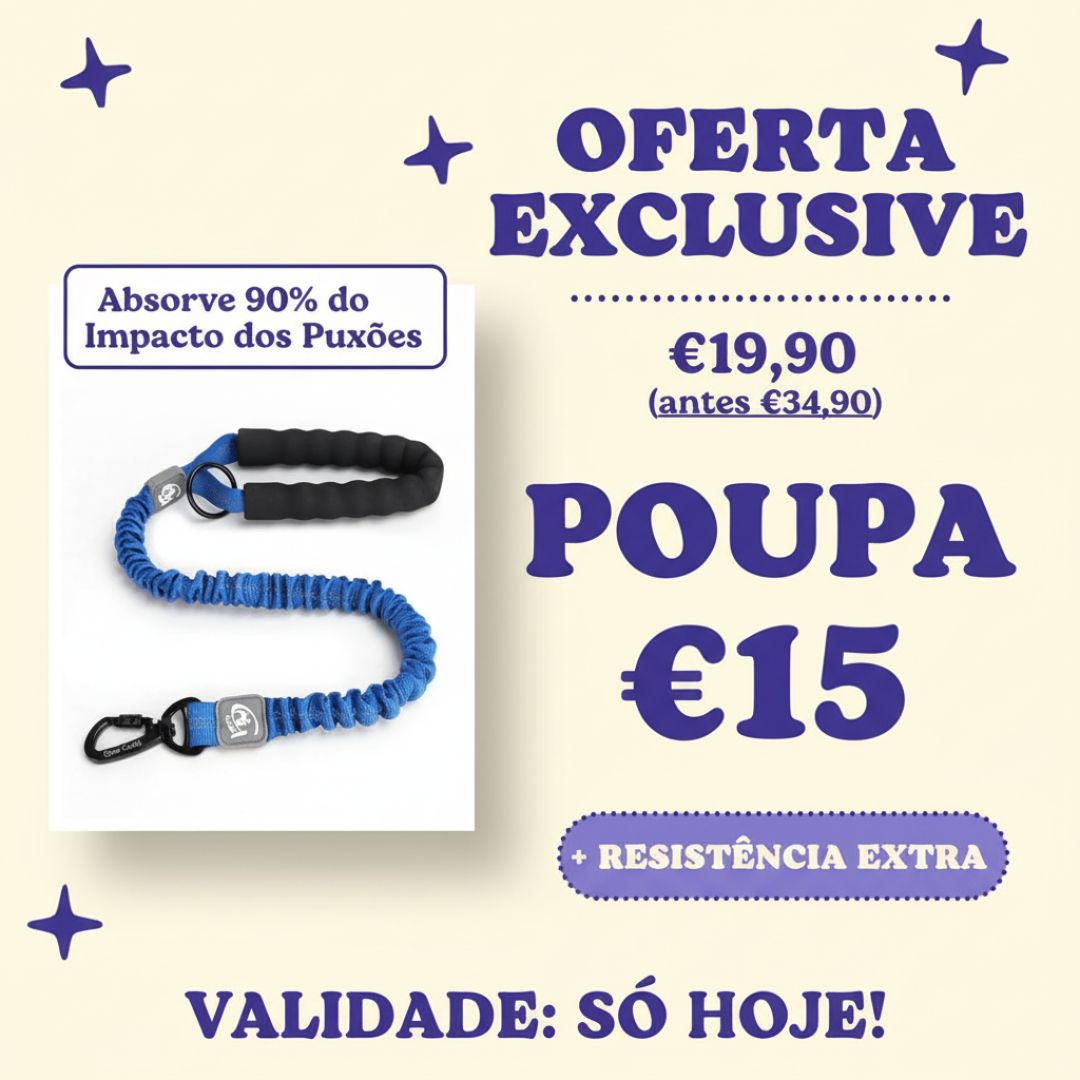 Trela Elástica Bungee