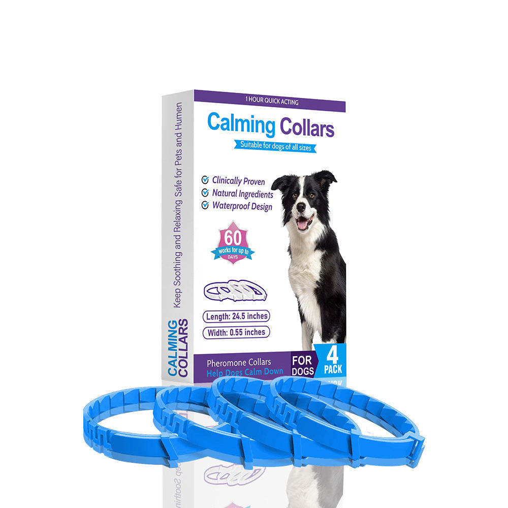 Pheromone Pet Comfort Collar for Cats and Dogs (4 Pack)